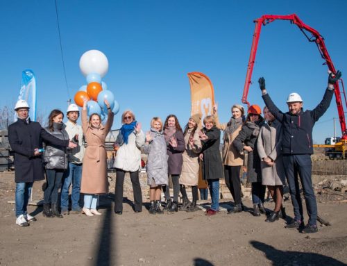 Торжественная закладка первого кирпича